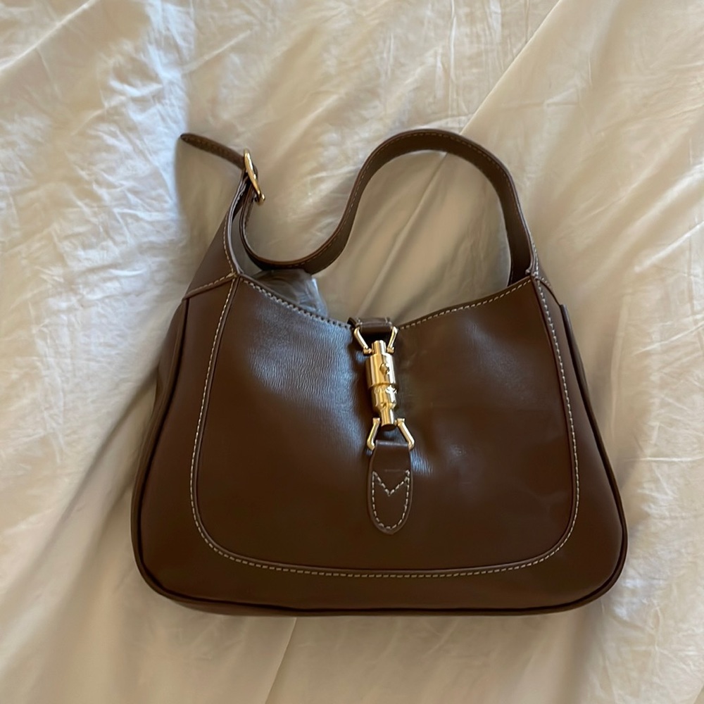 Brown Clasp Bag - Never Worn